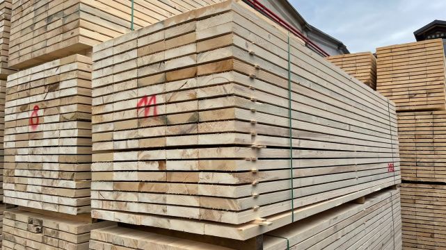 Wooden deck boards 22.5x400cm