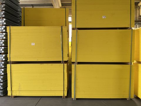  Žluté výztužné panely