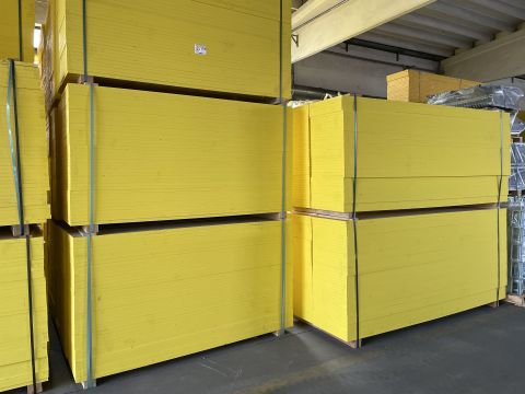  Yellow reinforcement panels