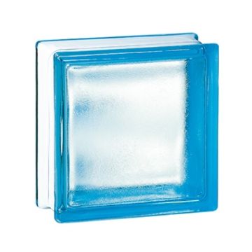 Glass brick measures 19x19x8 cm