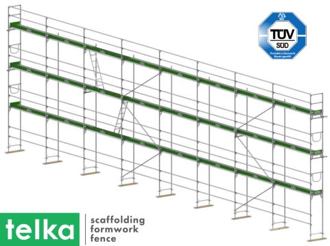 New! Steel construction scaffolding UNICO73 SET 205 m2