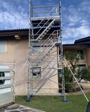 DELUXE stair tower ASC 135x250x6.2 last platform height