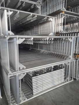 Aluminum Scaffolding SLV-73 500 m2 Certified and Approved