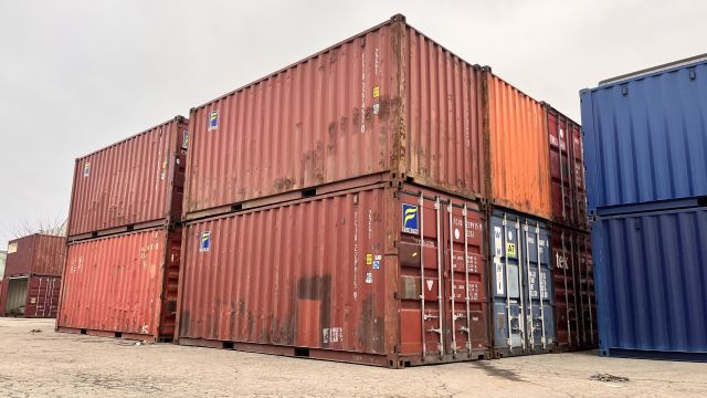 Gebrauchte 6-Meter-Container ab 1690,00 € (ohne MwSt. und Transport)