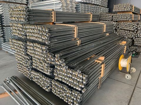 YENİ 518m&sup2; Layer/Baumann sistemi ile uyumlu al&uuml;minyum iskele Hızlı teslimat