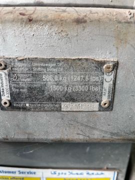 Testata da tavolo Doka 30 + Carrello Doka + Telaio di rialzo Doka + Forca di trasloco Doka da 1,5 t