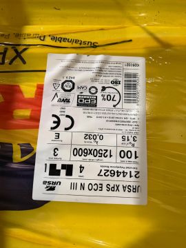 URSA XPS ECO NIII Extruded Polystyrene, 10 cm thick