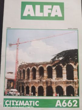 ALFA A662 Tower Crane, 32 m x 46 m &ndash; Lifting Capacity: 2,500 kg &ndash; 1,000 kg at the jib tip &ndash; Radio Control