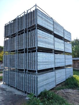 Eurotempo Scaffolding, 6,500 square meters