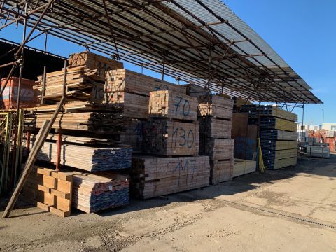Used formwork lumber