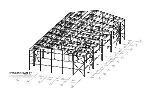 We offer subcontract works for frame steel construction