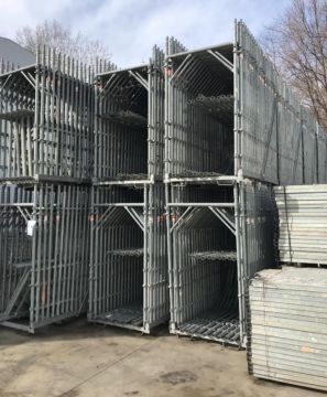 Galvanized condor scaffold