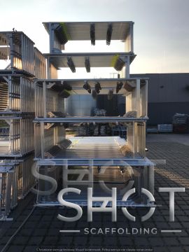 Ponteggi Telaio in alluminio 2,0 m x 0,73 m Scaff 73 compatibile con il sistema Baumann