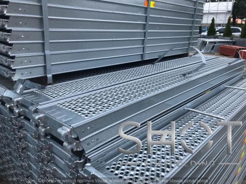 Scaffolding set 196.48 m2 Scaff 73 facade scaffolding set compatible to Baumann system