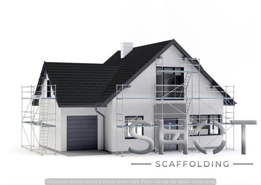 Scaffolding full complete set 1021,70 m2 type BAUMANN compatible.