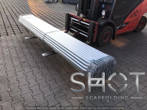 Guard rail for scaffolding - 3.07m - SP Swedish certificate - compatible with BAUMANN