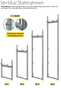 PIN PLETTAC frame scaffold