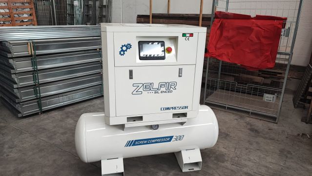 ZELFIR HV 7-5G silenced screw compressor for sale