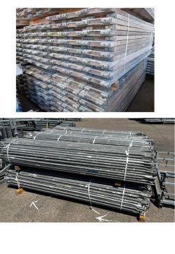 Hünnebeck Bosta galvanized steel scaffold for sale - used in very good condition