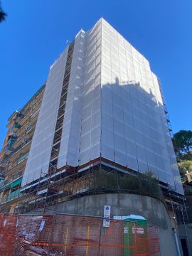 Scaffolding erection and dismantling and construction work - Genoa