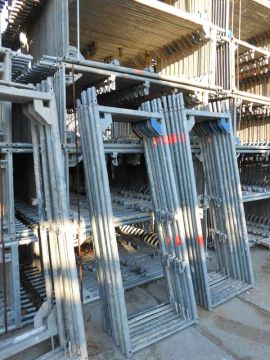 Exclusive Offer 48% discount - LAYHER BLITZ (2,57x0,73) used scaffolding 1022 m²/sqm