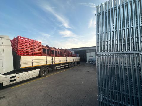 Scaffolding containers, sheet metal boxes, joint baskets, prop containers