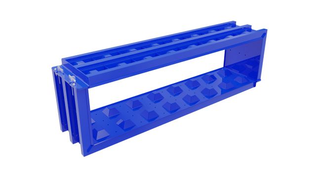BLUE MOLDS® 2400-600-600 molde para bloques de hormigón