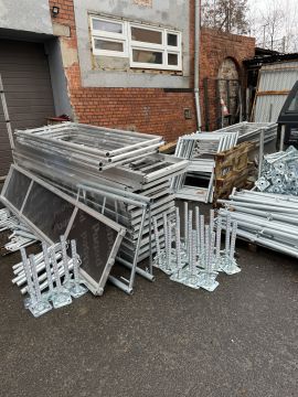 Aluminum scaffolding, 150sqm, scaffolding, facade scaffolding, scaffolding