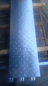 Ny galvaniseret planke til stilladser - planke med luge