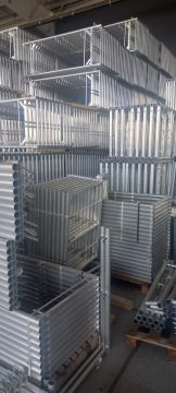 New BAUMANN aluminium scaffolding 1008m2