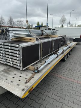 Echafaudages en aluminium (lots de 100 à 1000 mètres carrés)